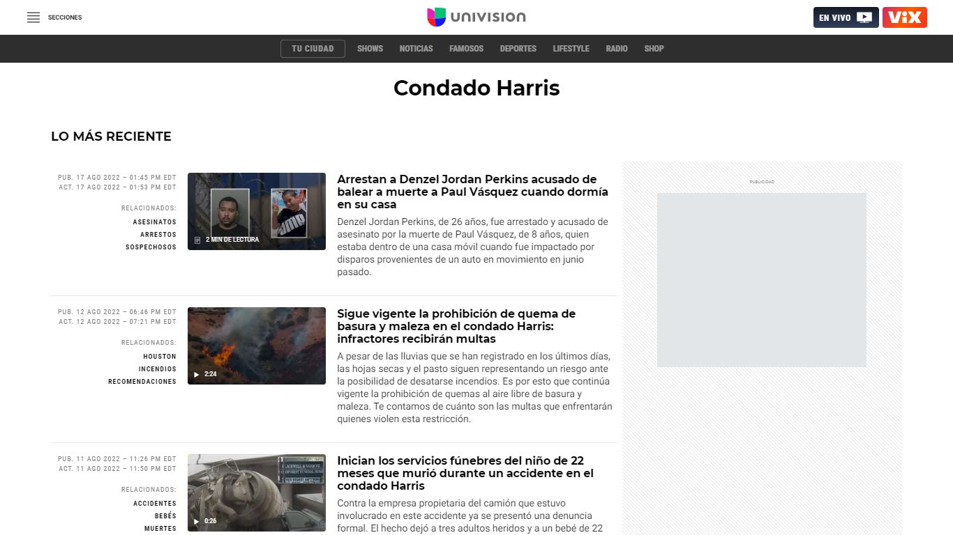 Condado Harris: Últimas noticias, videos y fotos de Condado Harris ...